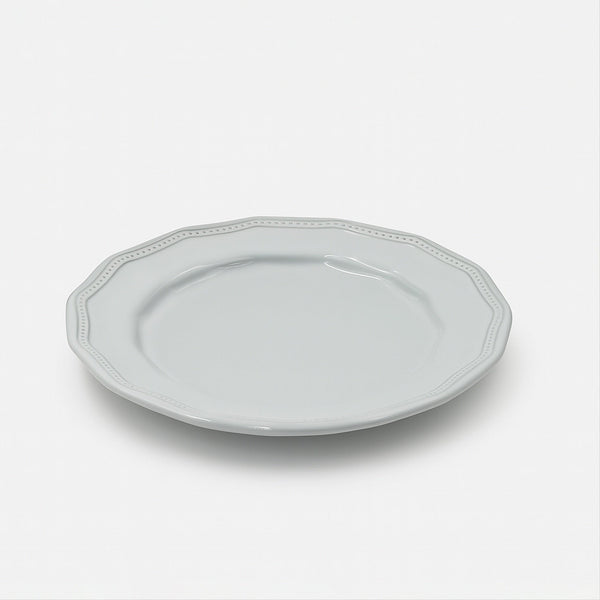 99580-12 – Ceramic Dinner Plate 25.4 cm – White with Scalloped Edge