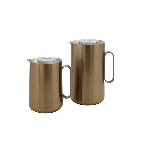 NB5560E Vacuum Flask 2-Piece Set (0.35L + 0.6L) – Rose Gold Stainless Steel Thermos