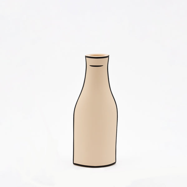 NW240800S-BEBK – Modern Bottle-Shaped Flower Vase – 26cm (H)