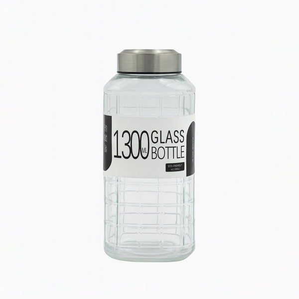 24Q84FGBXG – Glass Bottle 1300ml – Stainless Steel Lid