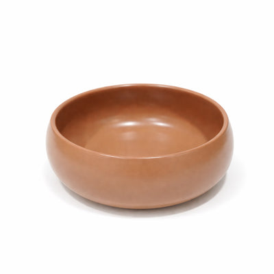 346G-002A-HJ21746 Ceramic Bowl – 16.6 cm – Solid Matte Brown | Siddiq Gifts – Mussafah Abu Dhabi