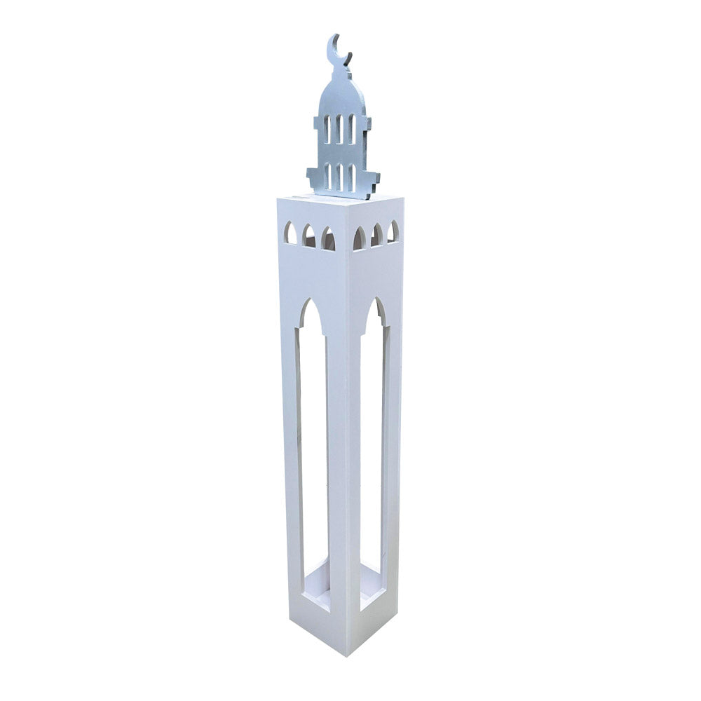 25R1082 Long  Minaret With Crescent Ramadan Decor