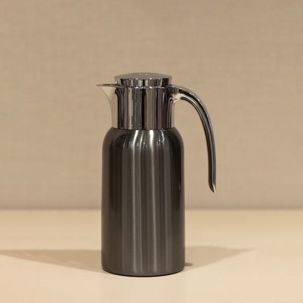 TSC12Q Steel Vacuum Flask – 1.3L – Stylish Grey Finish