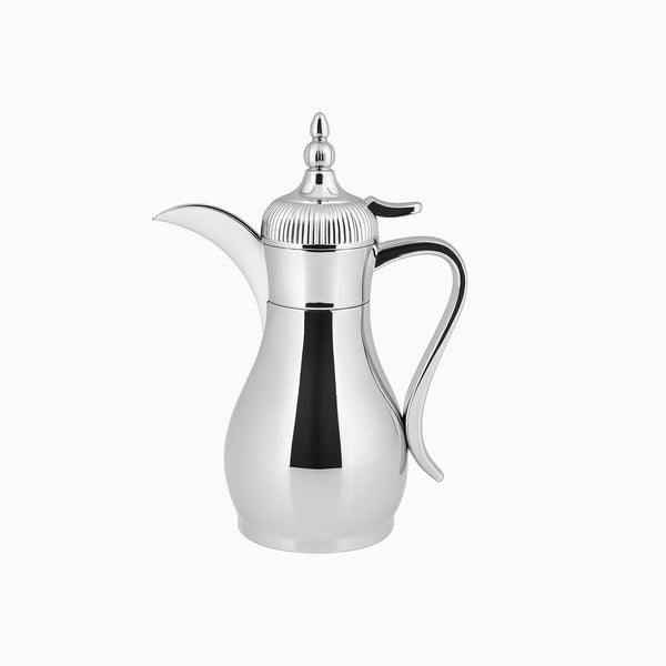 GER2378 Stainless Steel Vacuum Flask – 0.6L, Silver Finish