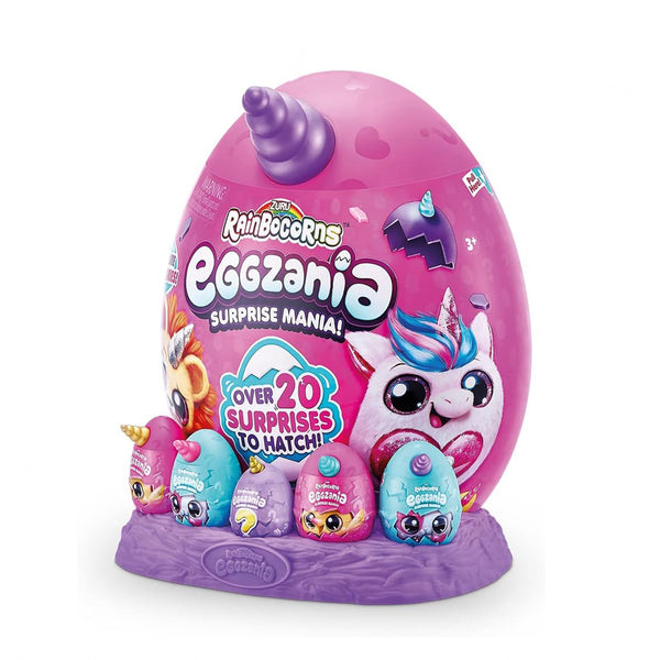 ZUR-9258 Rainbocorns Big Eggzania Surprise – Giant Surprise Egg Toy with Plush & Collectibles