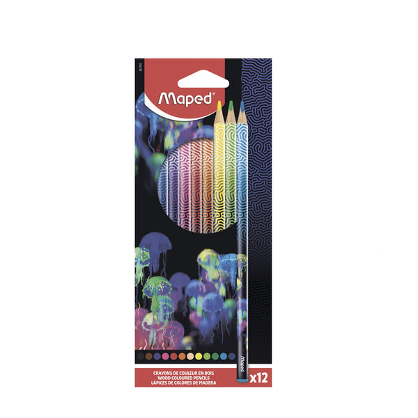 MD-831703 Maped Colour Pencils Set – 12 Bright Colours