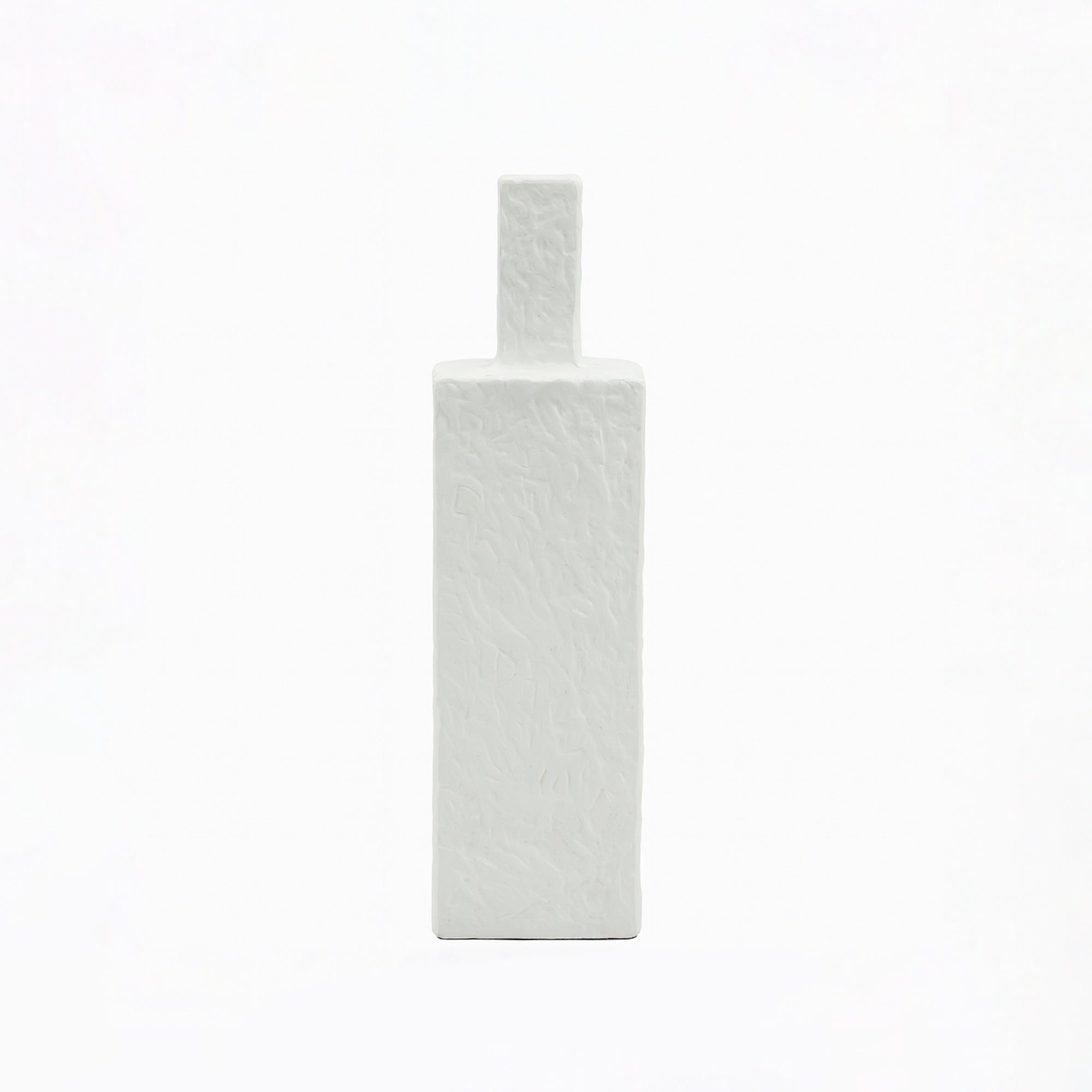 99600-06 Ceramic Vase – 36cm (H) – Tall Square Textured Design