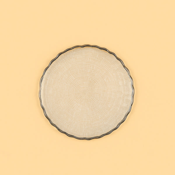 Glass Plate with Silver Line – SJ499B-502B