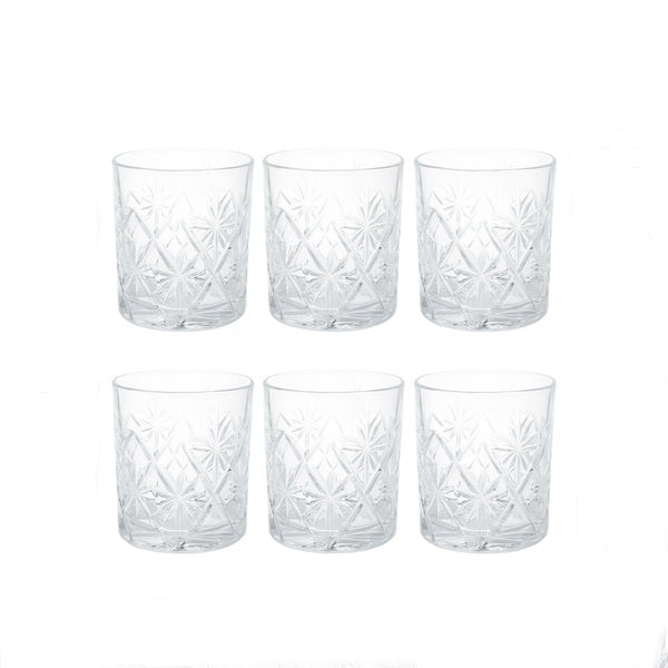 TK501-1E Glass Tumbler Set – 6 Pieces – 320ml Capacity