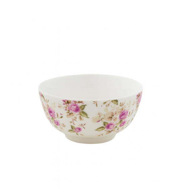 SC3321 Bowl – 4" Porcelain Floral Design