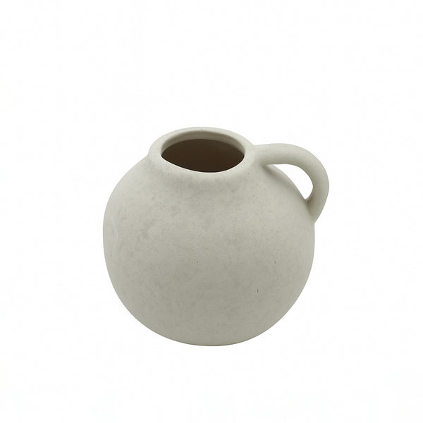 NW240428S-44 – Rustic Round Handle Flower Vase