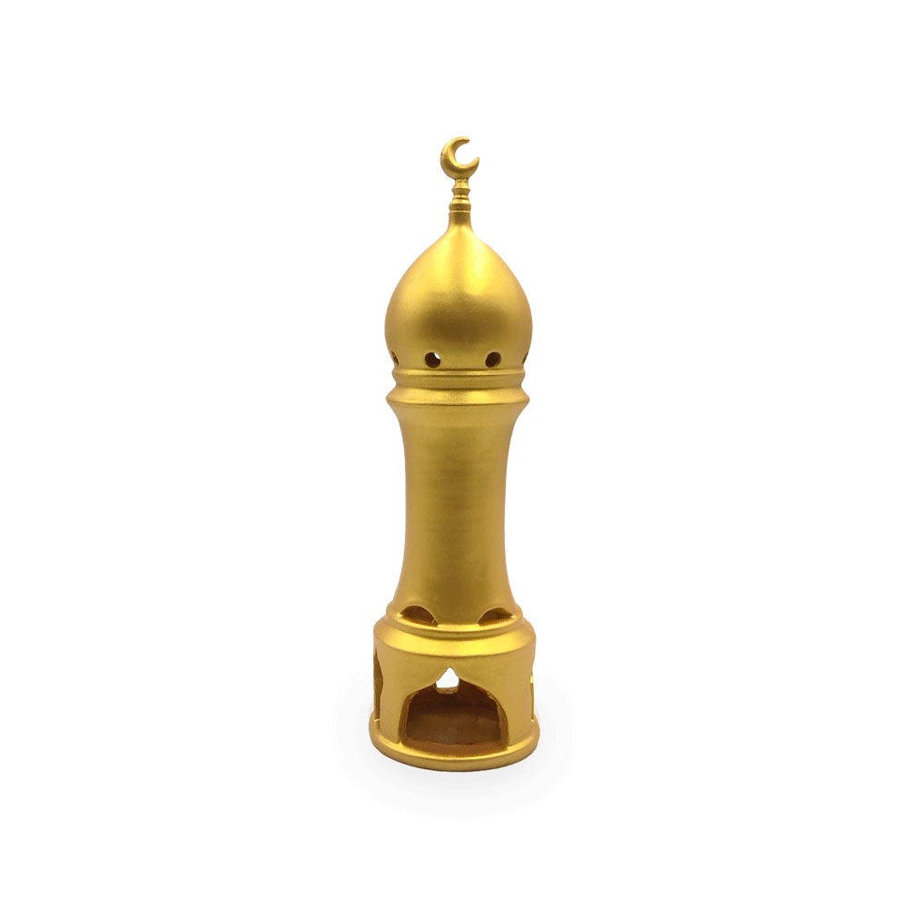 AG002 Ramadan Minaret Stand Gold, Ramadan Decor