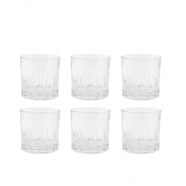 GB040908FZ-3 – Glass Tumbler 6-Piece Set – 240 ml