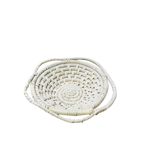 Rattan Hexagon Basket With Handle