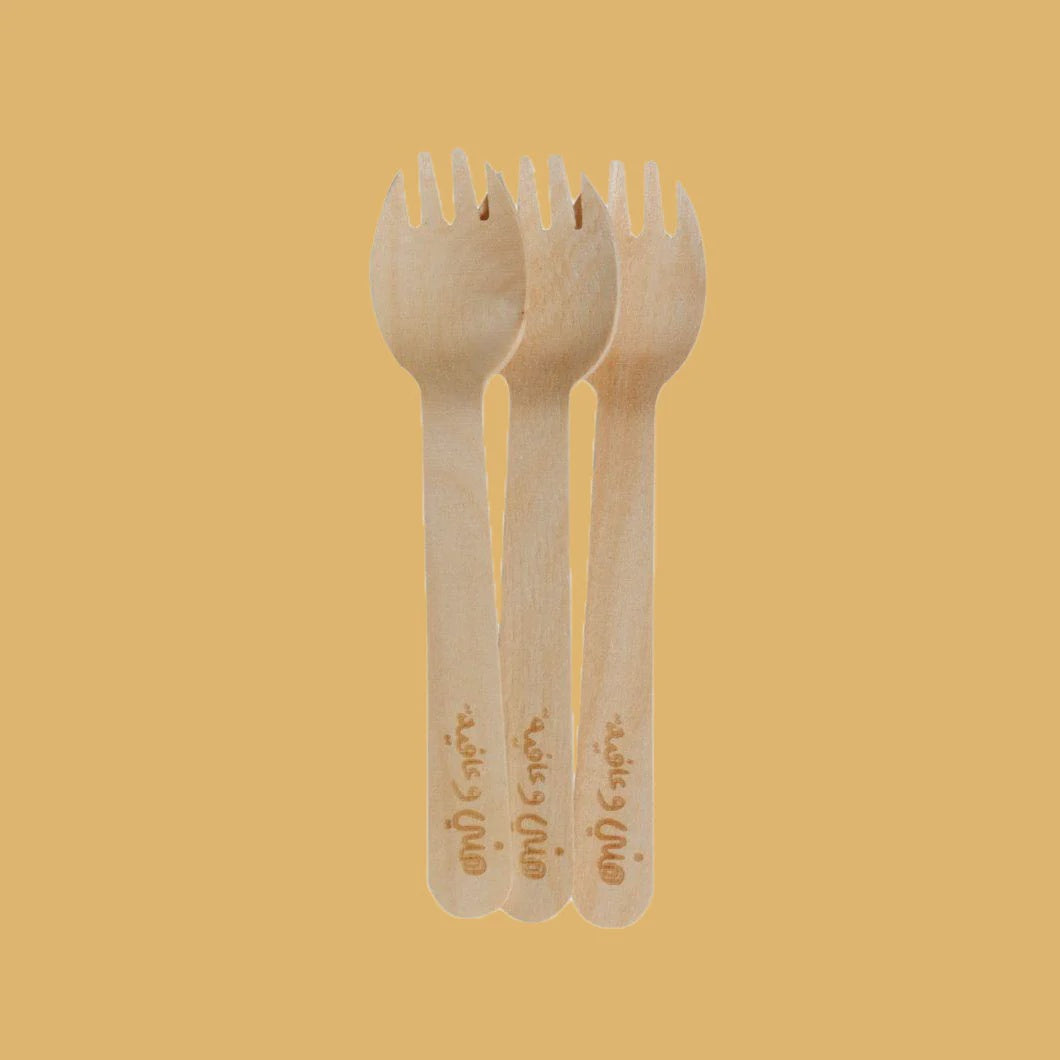 Wooden Desert Fork -Hani & Afia- 24pcs