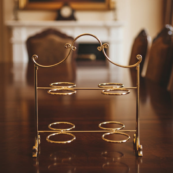CD-7266 Cawa Cup Holder – Rose Gold Finish – 8 Ring Design