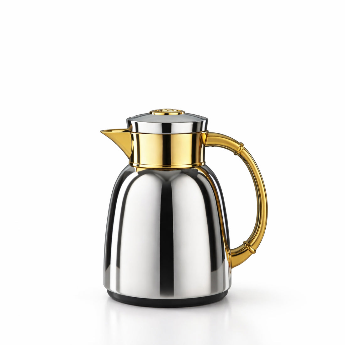 QVC-0350CC95 Almarjan Vacuum Flask – 0.35L – Silver & Gold Finish