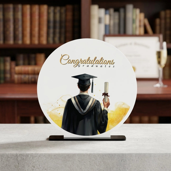 Graduation Stand – 20 CM Acrylic Graduation Display Plaque | Siddiq Gifts