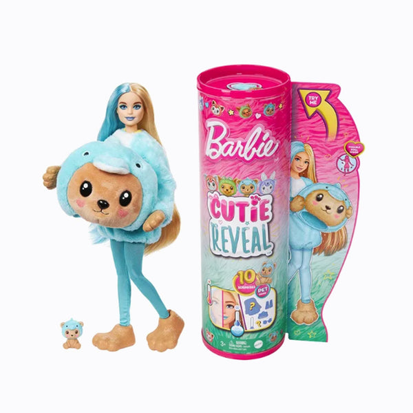 HRK17 Barbie Cutie Reveal Costume Series Doll – 10 Surprises & Accessories