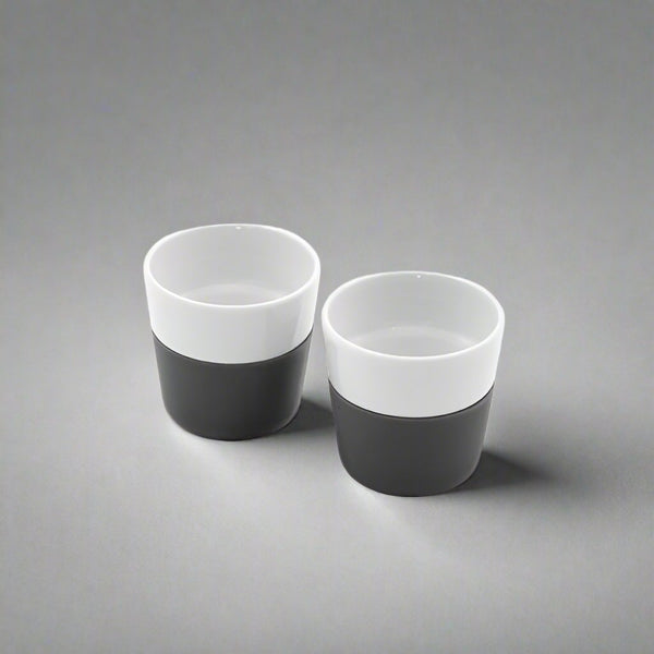 501001-2 Espresso Cup Carbon Black - Set Of 2