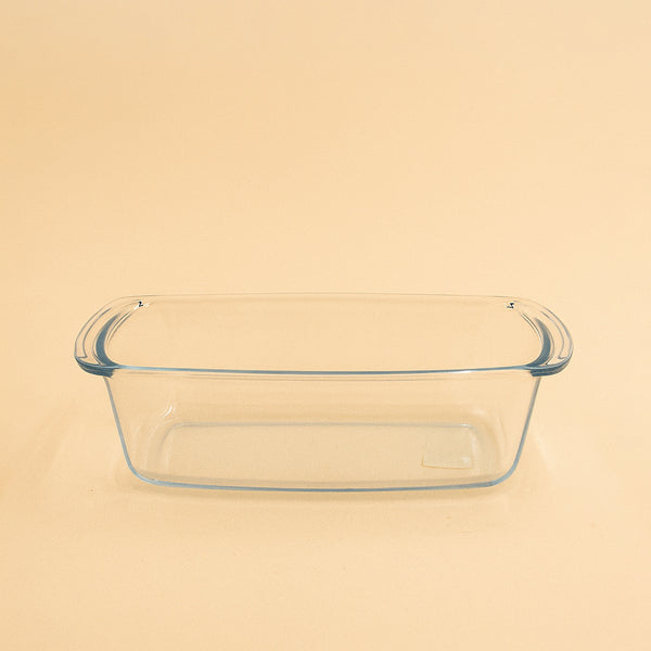 BG-GRC-1800 – Rectangular Oven Baking Tray 1.8L – Clear  Glass Bakeware