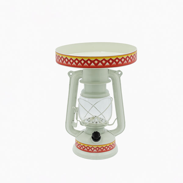 25236-39 – Fruit Tray with LED Lantern Base – Round Top Design