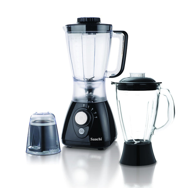 NL-BL-4414-BK 3-in-1 Blender & Grinder – 1.5L Plastic Jar  – Black