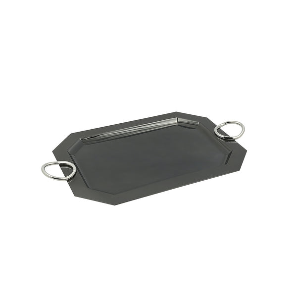 CD-7411 – Stainless Steel Serving Tray – Black – 40cm (W) x 30cm (L)