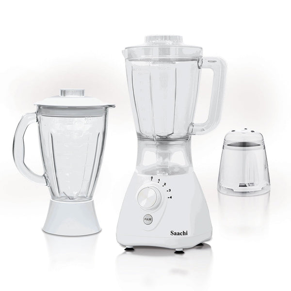 NL-BL-4414-WH 3-in-1 Blender & Grinder – 1.5L Plastic Jar – White