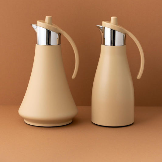 RF00001 Vacuum Flask Set – 2-Piece (0.7L + 0.7L) – Beige