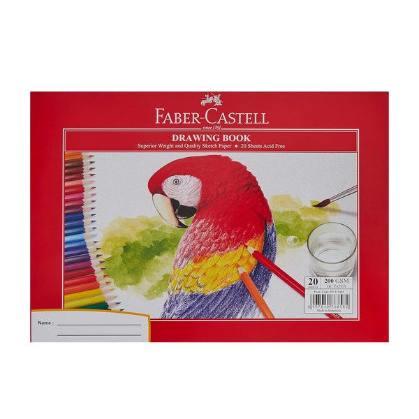 FCIPT115445 Faber-Castell Drawing Book A4 – 120 GSM – 20 Sheets