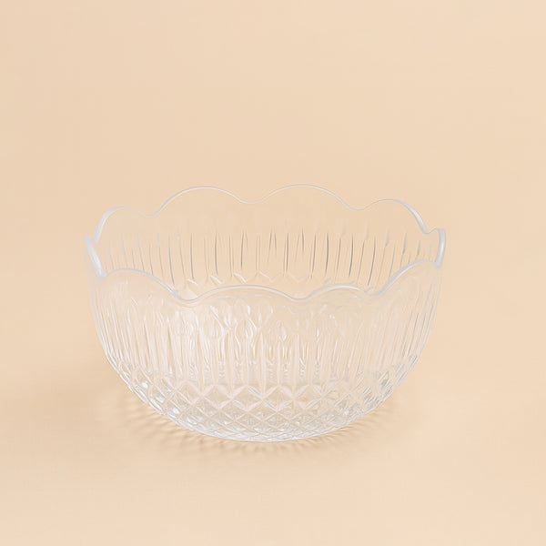 201316-K – Acrylic Candy Bowl with Textured Design – 22cm (D)