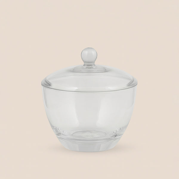 HS-29387 – Acrylic Clear Candy Bowl with Lid – 15cm (D)