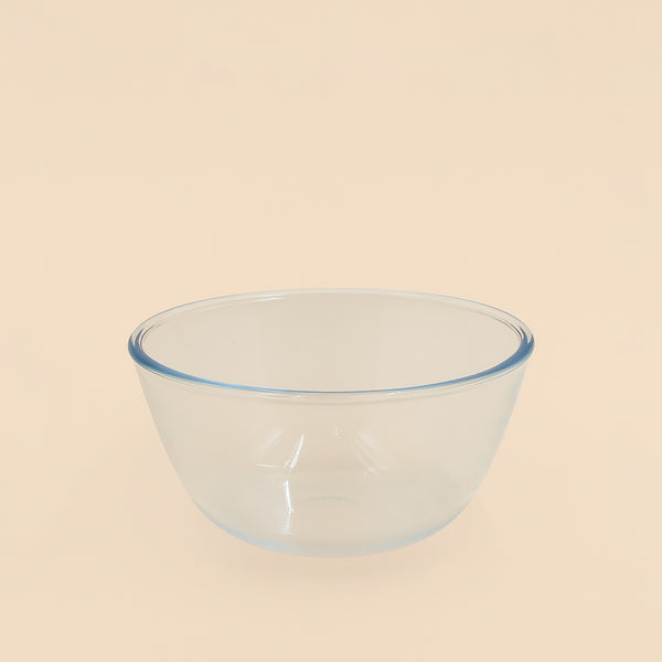 BG-GB-800 – Glass Mixing Bowl 800 ml – Clear Heat-Resistant Borosilicate Bowl