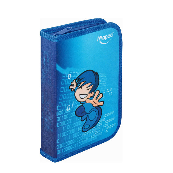 MD-967811 Maped Pencil Case Set – 31-Piece Blue Stationery Kit