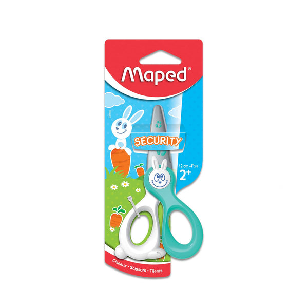 MD-037800 Maped Plastic Scissors – 12cm Safety Scissors