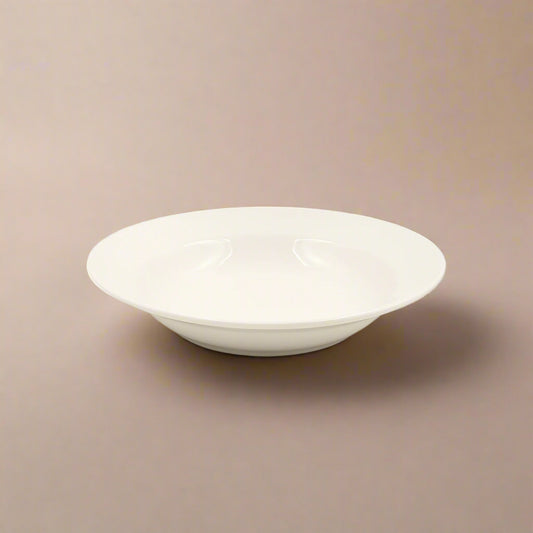 Ceramic Plate – Classic Deep-Rim Design – 9 Inches – 99317-16