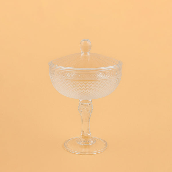 Acrylic Candy Bowl  – Clear Finish – 16cm (D) x 21cm (H) – HS-T323