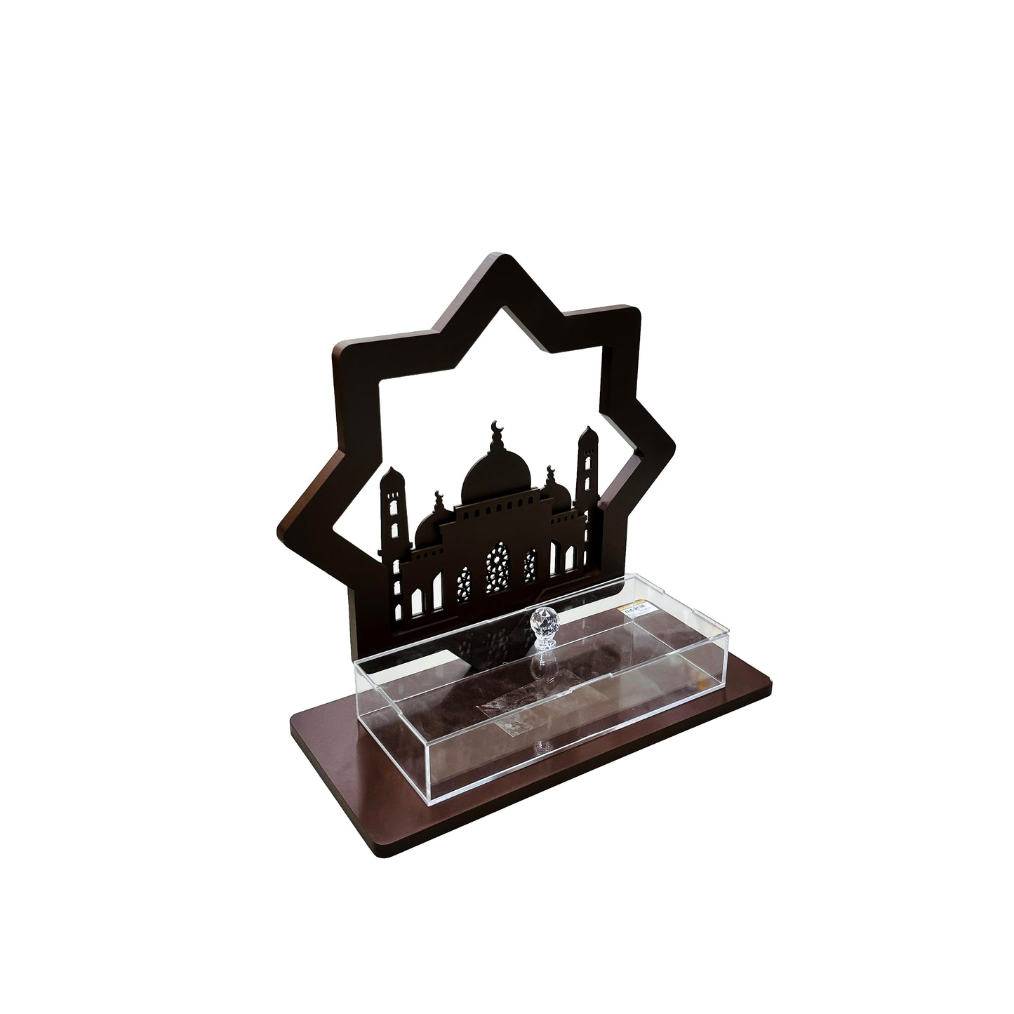 24019 Ramadan Wooden Mosque Stand, Ramadan decor