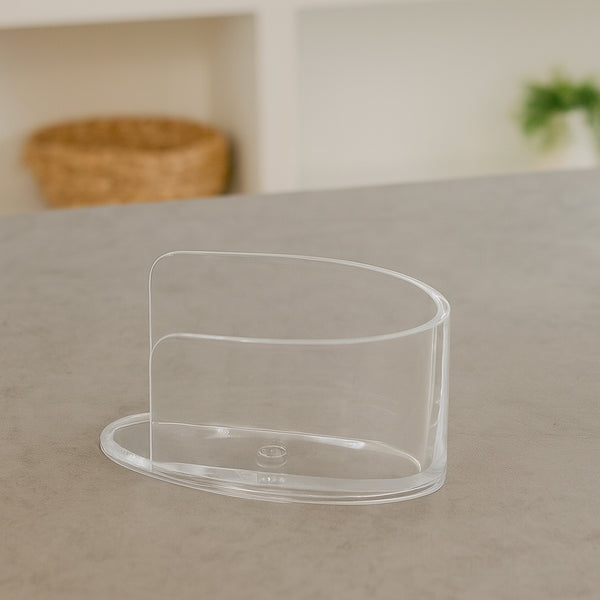 HS-25205 Acrylic Napkin Holder – Clear Modern Design for Tabletop Use