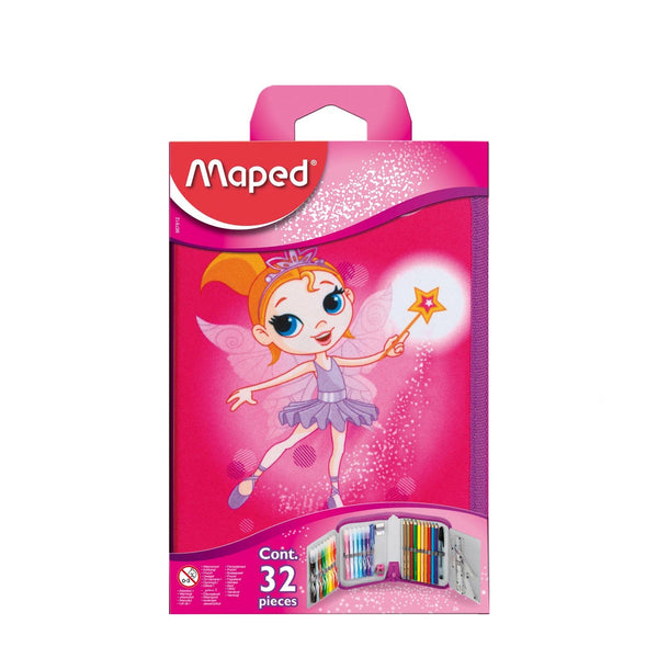 MD-967812 Maped Pencil Case Set – 31-Piece School Stationery Kit