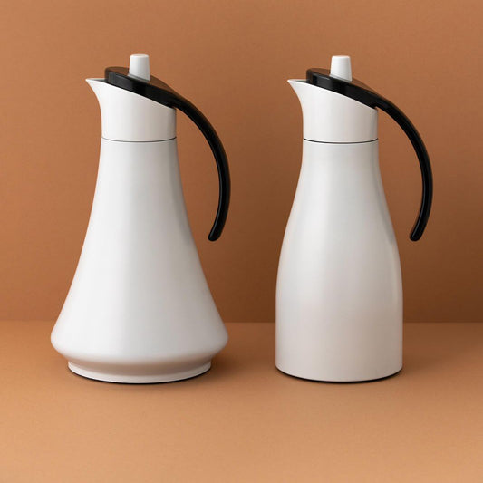 RF00002 Vacuum Flask Set – 2-Piece (0.7L + 0.7L) – White and Black