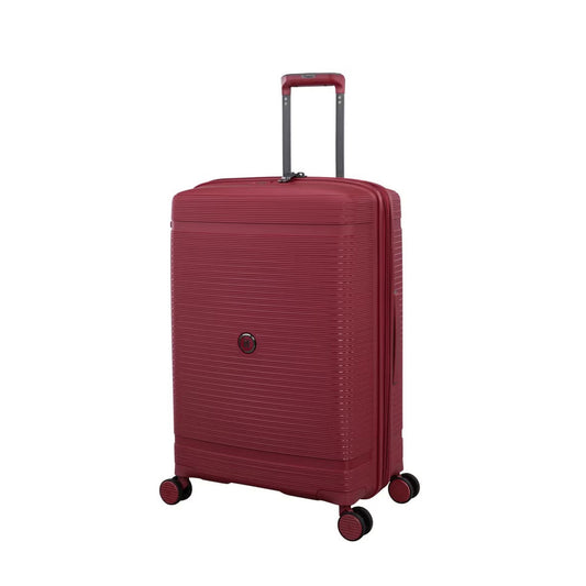 it luggage 25" Medium Spinner Trolley – Durable Polypropylene Hard Case with TSA Lock & Expansion Feature, SKU 15-3108-08, Burgundy