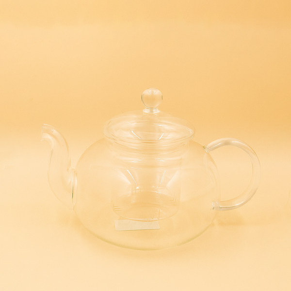 DTC16608 – Borosilicate Glass Tea Pot Set – Clear – 800ml Capacity