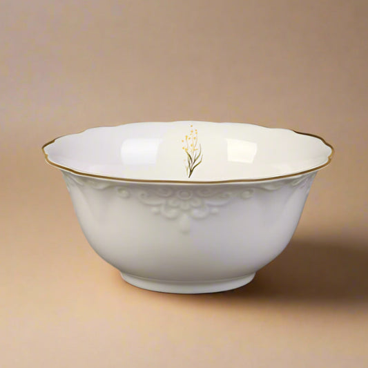 Ceramic Bowl – 7.9 Inches – Classic White Finish  – SC3936