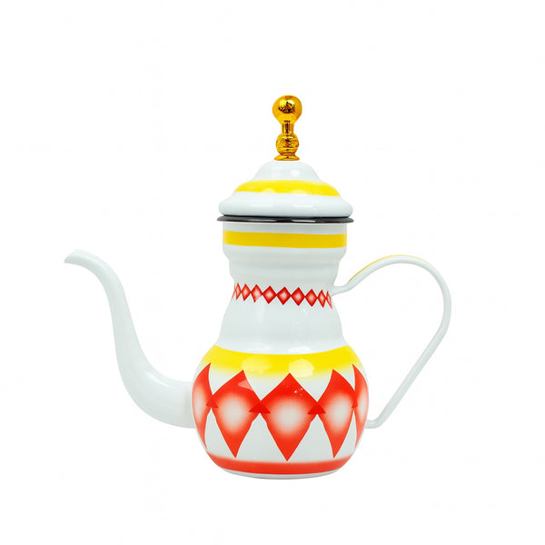 WT-A77-0.75L-D Enamel Kettle – 0.75 Liter – Classic Design