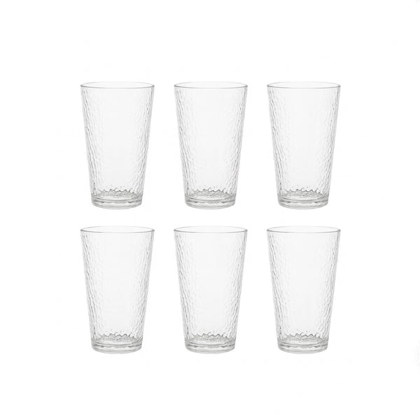15016CMW Glass Cup Set – 6 Pieces – 460ml Capacity
