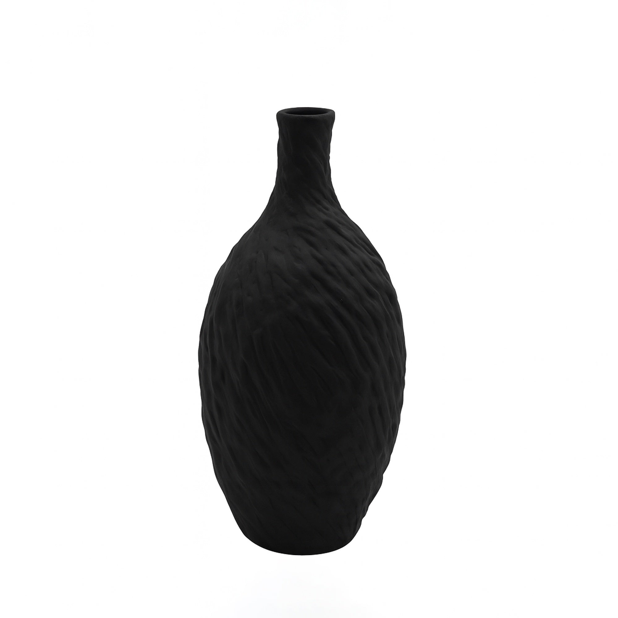 99600-04 Ceramic Vase – 25cm (H) – Jug Design with Embossed Detailing