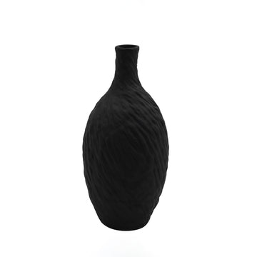 99600-04 Ceramic Vase – 25cm (H) – Jug Design with Embossed Detailing