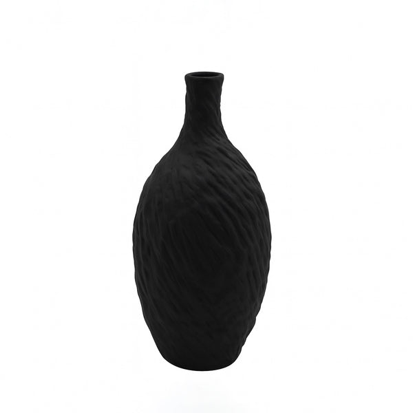 99600-04 Ceramic Vase – 25cm (H) – Jug Design with Embossed Detailing